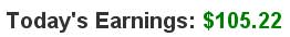 Today's Earnings 105.22 Today's Earnings 105.22